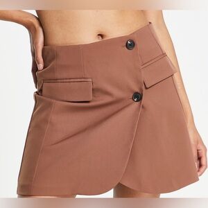 Vero Moda Tailored High Waist Suit Mini Skirt